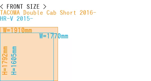 #TACOMA Double Cab Short 2016- + HR-V 2015-